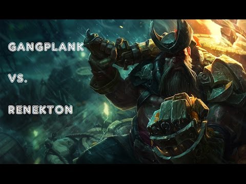 GANGPLANK VS. RENEKTON TOP (Improving at League #2)