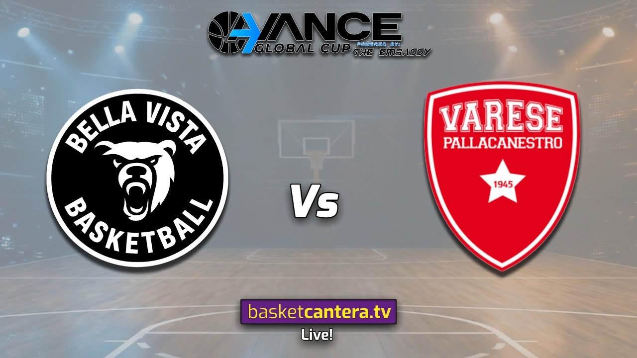 #Live BELLA VISTA PREP PHOENIX vs PALLACANESTRO VARESE, ITALY.- AVANCE GLOBAL CUP 2026
