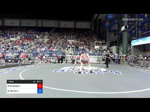 170 Lbs Round Of 16 - Ricky Ericksen, Illinois Vs Ryan Burton, New Jersey B869