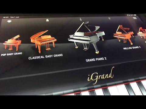 Revisiting iGrand Piano by IKMultimedia in 2021- One Of My All Time Favourite Apps - iPad Demo