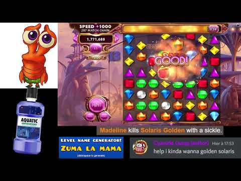 Bejeweled 3 Lightning mode 512 chain - S6 W4