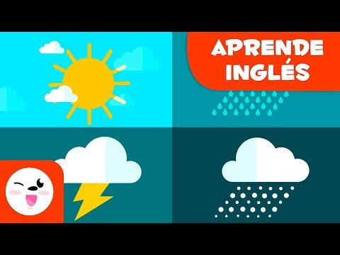 El tiempo atmosférico para niños EN INGLÉS - The Weather - Aprender vocabulario en inglés