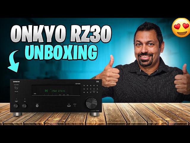 Onkyo TX-RZ30 unboxing and web interface walkthrough