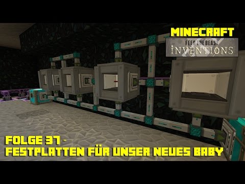 FTB Inventions S01E037 - Festplatten für unser neues Baby - Mojang - Deutsch German