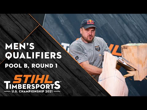 STIHL TIMBERSPORTS® U.S. Men's Qualifiers 2021 - Pool B (Round 1)
