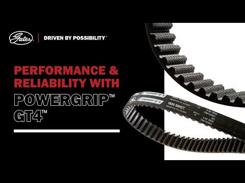 Gates PowerGrip GT4™: A Groundbreaking Rubber Synchronous Belt for Better Performance & Reliability