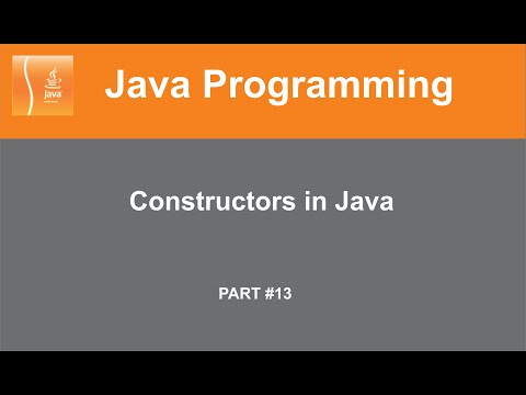 Part 13 Java Tutorial Constructor Default Constructor Parameterized Constructor In Hindi