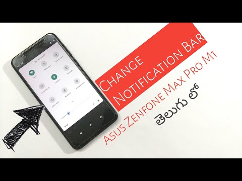 How to change Notification bar in Asus Zenfone Max Pro M1