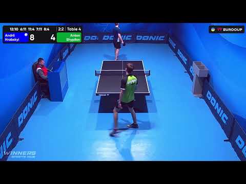 10:20 Andrii Hrabskyi - Anton Shypilov 16.10.2023 TT Euro.Cup Ukraine Master. Table 4