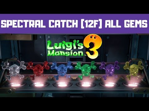 Luigi's Mansion 3 Spectral Catch 12F Gem Locations (100%)