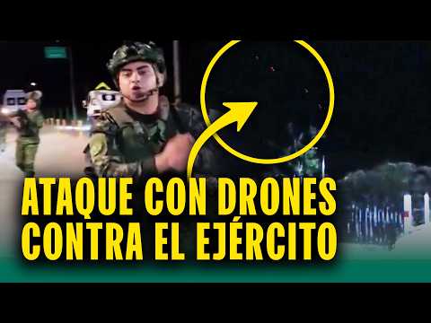 Pánico en Colombia: Atacan base militar con drones y dejan 3 muertos