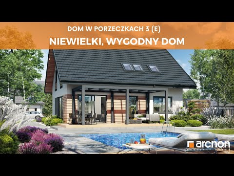 Dom w porzeczkach 3 (E) – Niewielki, wygodny dom I ARCHON+ Projekty Domów