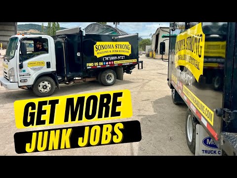 How We Get Our Junk Removal Jobs!!