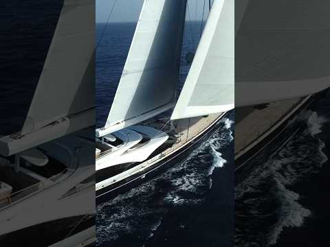 Superyacht Twizzle with a full sail wardrobe designed by North Sails ⛵️ #northsails #sailing