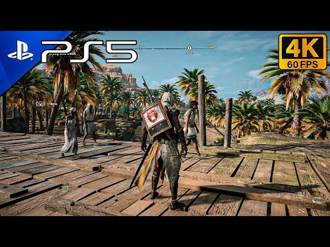 Assassin's Creed Origins Gameplay OPEN WORLD Free Roam [4K 60FPS] (PS5)