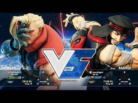 BaLBaLoL ( Nash ) VS sean2dgod ( Rashid ) HD 1080p - Street Fighter 5