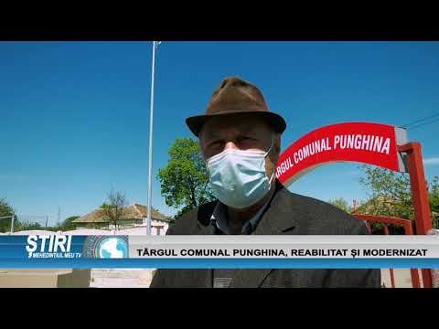 TÂRGUL COMUNAL PUNGHINA, REABILITAT ȘI MODERNIZAT