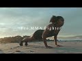MMA Fighter Jasmine Pouncey Training On The Beach