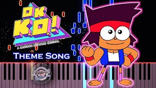 Ok KO Theme Song Lets Be Heroes Piano Cover