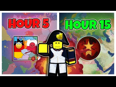 I Spent 15 Hours In ROBLOX STRATEGY Games