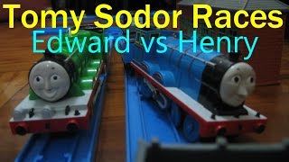Tomy Sodor Races: Edward vs Henry Round 1 Race 2