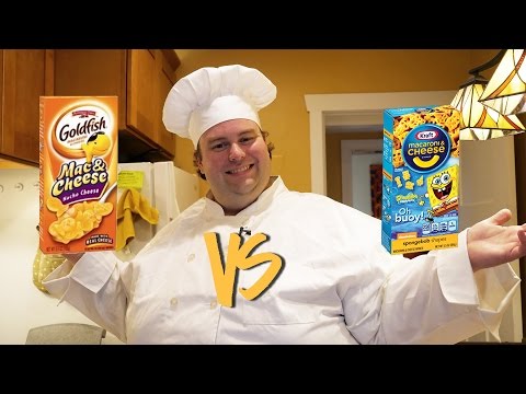 BoxMac 7: Goldfish Nacho Mac vs. Spongebob Shapes Video