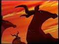 Original VHS Opening Closing Pinocchio 1995 Reissue UK Ireland Retail Tape