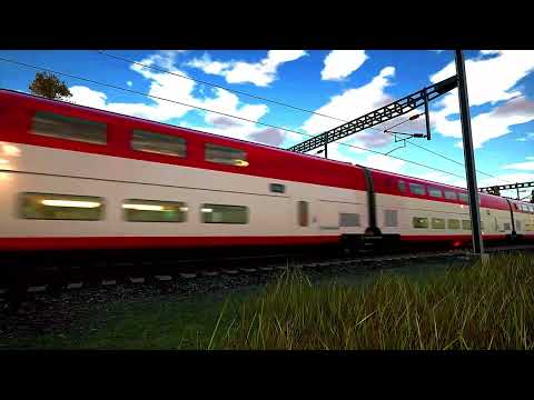 Thalys departs Aix en provence for Amsterdam CS