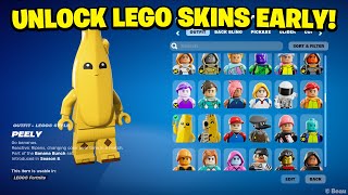 HOW TO UNLOCK THE LEGO SKINS EARLY IN FORTNITE! (Fortnite Lego Mode Early)