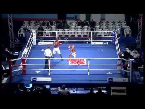 AlgeriaDesertHawks vs DomadoresCuba Pelea1 (52kg)