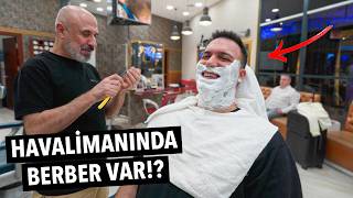 I did everything at the airport before boarding the plane.