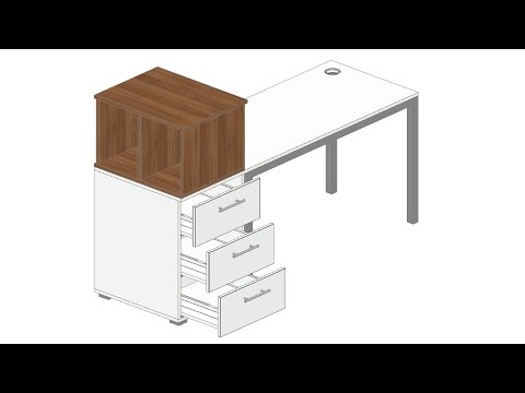 Imos iX 2019 -  projektowanie biurka z nadstawką [PL]