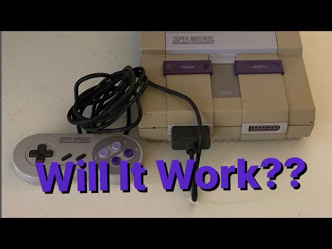 Will It Work $15 Thrift Store Super Nintendo