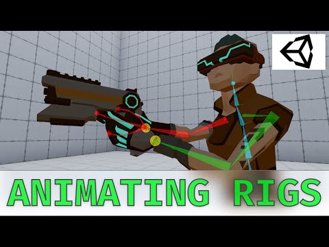 [#07] Unity Animation Rigging: Keyframing Rig Constraints to create weapon animations