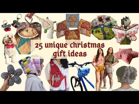 25 DIY Christmas Gift Ideas (free unique sewing patterns) 🎄🎄🎄#diy #sewing #christmas #gift