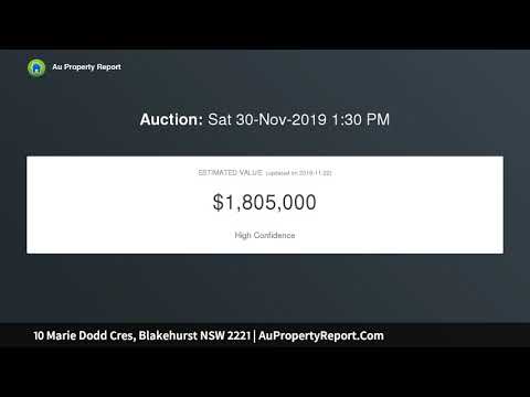 10 Marie Dodd Cres, Blakehurst NSW 2221 | AuPropertyReport.Com