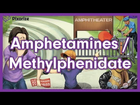 Amphetamines Pharmacology Mnemonic Review for Nursing (NCLEX) | Methamphetamine, Dextroamphetamine