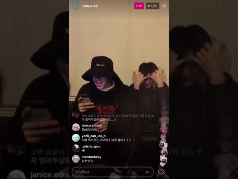 171118 Hyunsik’s InstaLive with Vixx’s Ken (Lee JaeHwan)