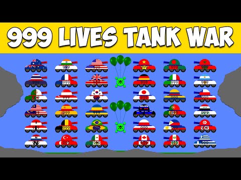 999 Lives Tank War - March Watch Time Cup 2024 - 64 Countries
