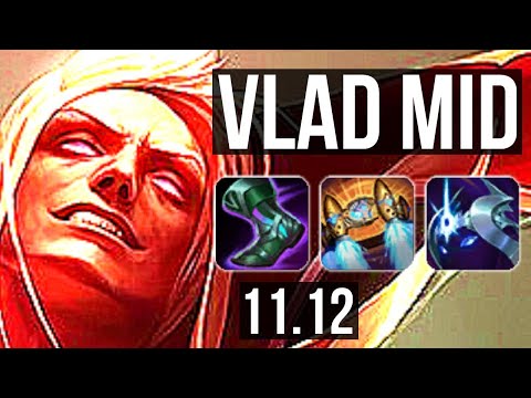 VLADIMIR vs SYLAS (MID) | 9/0/5, Quadra, 2.0M mastery, 1100+ games | EUW Grandmaster | v11.12