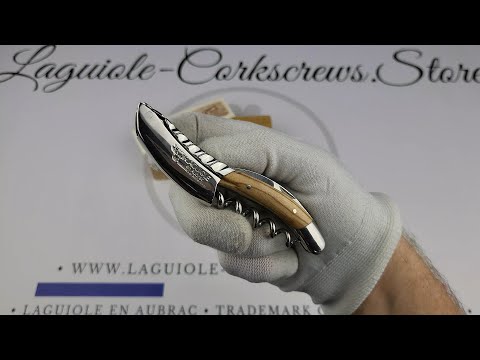 Twisted Laguiole Corkscrew Olive Wood By Laguiole en Aubrac