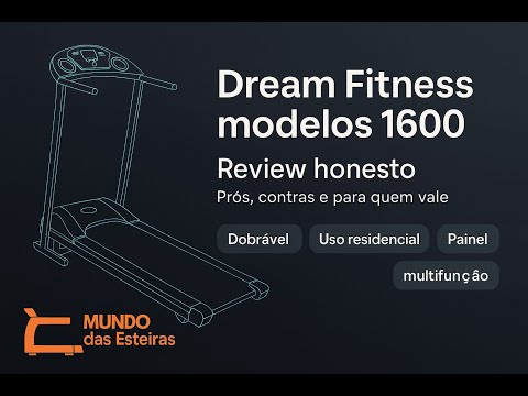 Review em vídeo da Dream Fitness DR 1600