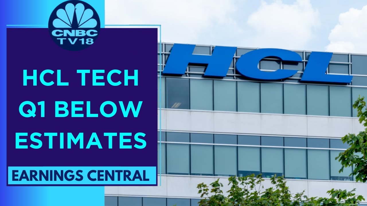 HCL Tech Disappoints In Q1, Revenue Declines 1%, Margins Shrink | Earnings Central | CNBC TV18