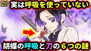 【鬼滅の刃・長年の謎】日輪刀が暗示する「蟲の呼吸」の隠された意味！胡蝶しのぶの６つの謎を繋げると...！（無限列車編/遊郭編/胡蝶カナエ/日輪刀/鬼滅大学）