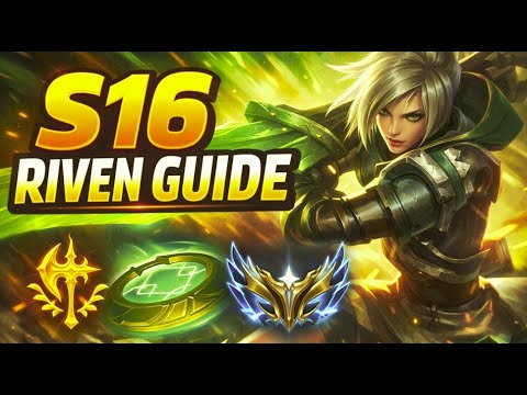 SEASON 16 Riven Guide - ITEMS, RUNES, MATCHUPS & COMBOS