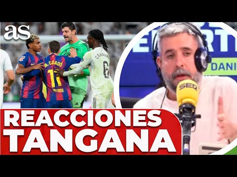 SECUENCIA COMPLETA de la TANGANA FINAL en el REAL MADRID vs. FC BARCELONA (2-1)