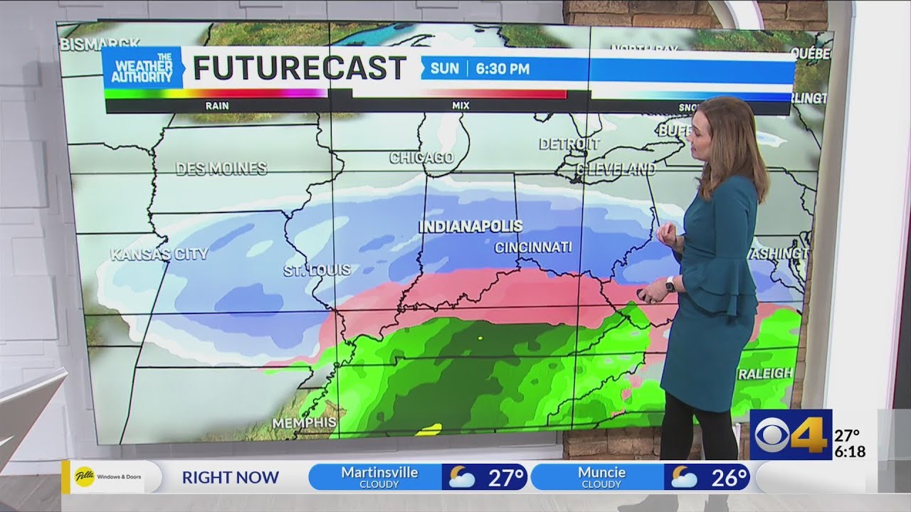 Snow showers and mix tonight; high impact system this weekend
