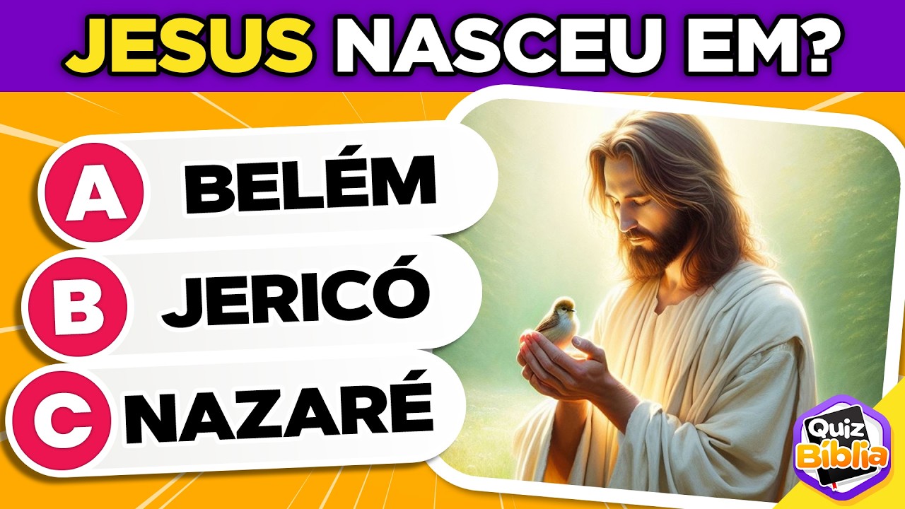 50 PERGUNTAS SOBRE JESUS CRISTO - ESPECIAL DE NATAL - QUIZ BÍBLICO