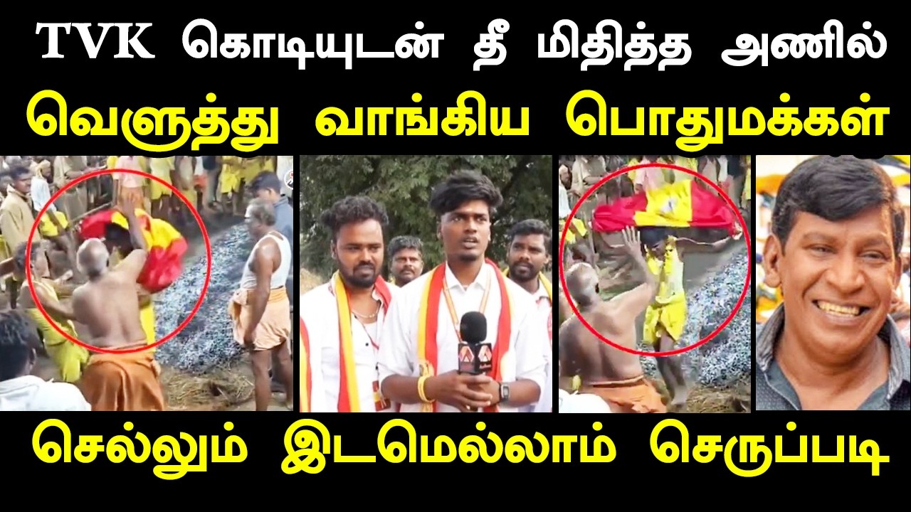 பொதுமக்களிடம் செருப்படி வாங்கிய அணில் I #tvktroll #tvkvijay #vijay #kptr