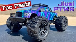 Jiusi PT14R 3s Brushless 80kmh Monter RC Truck is a Beast!!